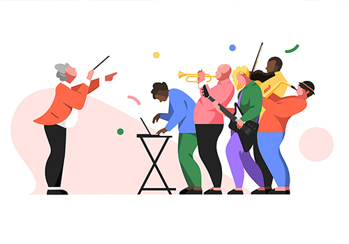 品牌网站插图设计和用户界面IP人物设计