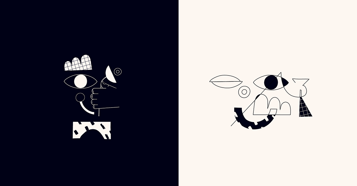 几何图形构造差异化动画IP