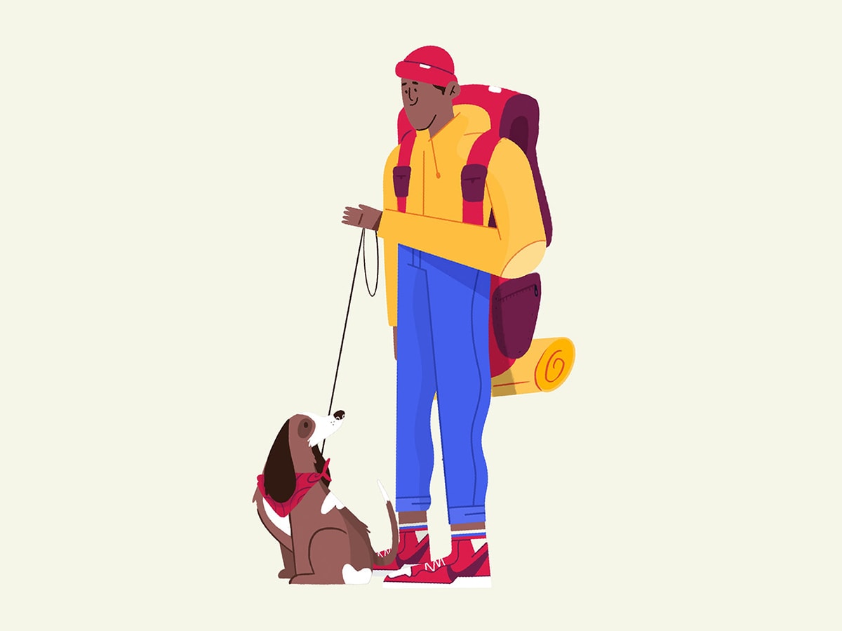 原创IP复古人物形象插图设计