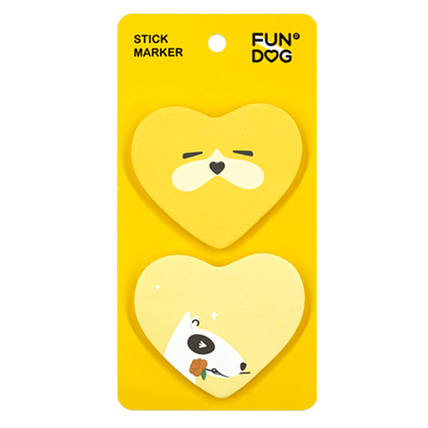 fundog心形贴纸